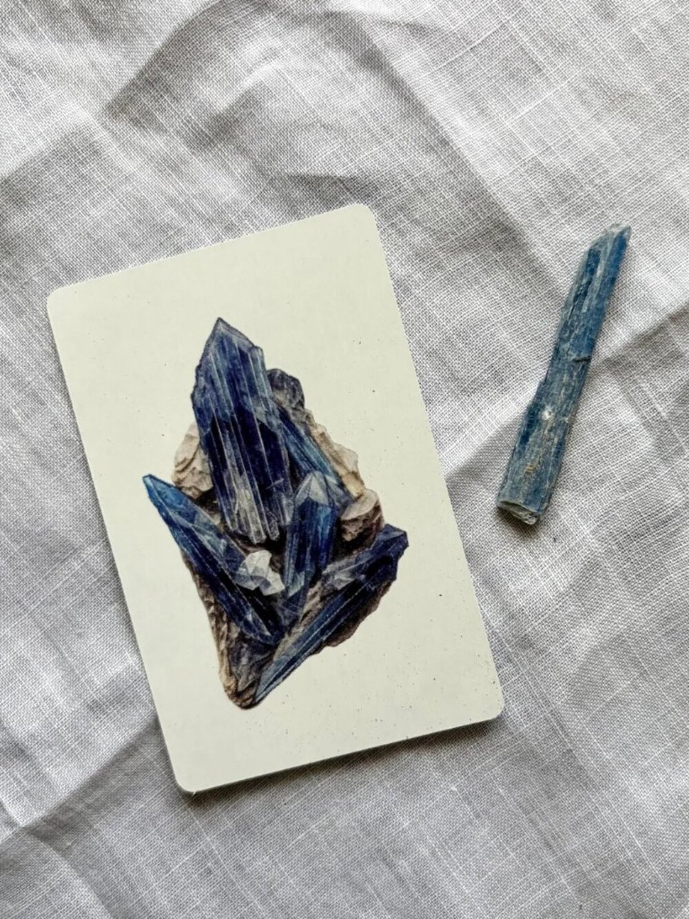 Raw Blue  Kyanite Blade